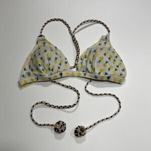 Victoria’s Secret Pineapple Print Bikini Top